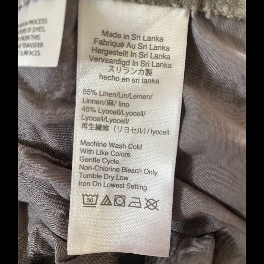 *SOLD* J Crew Point Sur Seaside Linen Jogger Pants - Picture 4 of 6
